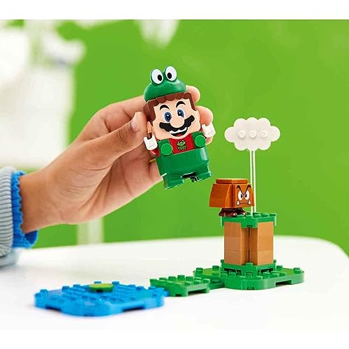 LEGO 71392 Super Mario Frog Mario Suit, Upgrade, Toy Costume for Children from 6 Years, Gift Idea Collector's Toy