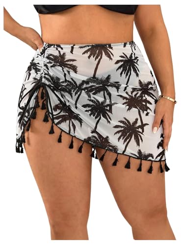 Maillot de bain grande taille avec jupe de plage intégrée XL Plus