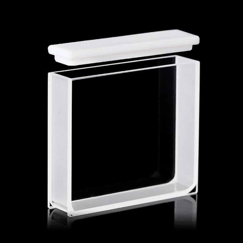 Cuvette de 50 mm en quartz à grande surface photoperméable