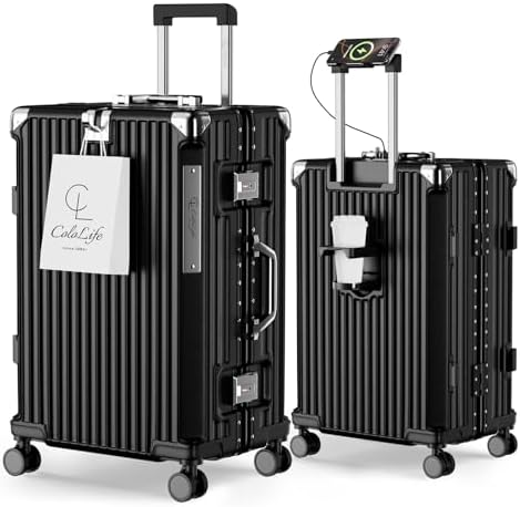 ⭐︎新品・未使用　AMAZON 大容量 ブラック キャリータイプバッグ Amazon | [ColoLife] スーツケース 機内持ち込み キャリーケース