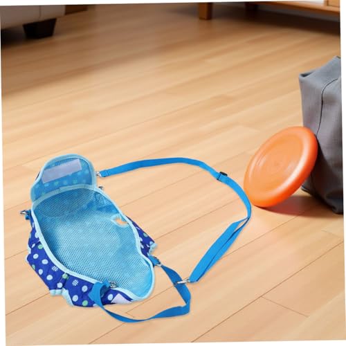 Bolso bandolera transpirable y ligero para mascotas NUOBESTY transportín cómodo de 2 unidades 6