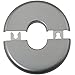 JJHXSM 2pcs Pipe Hole Air Conditioning Hole Decorative Cover 22x80mm Snap On Silver Round Cover Round Escutcheon Plate