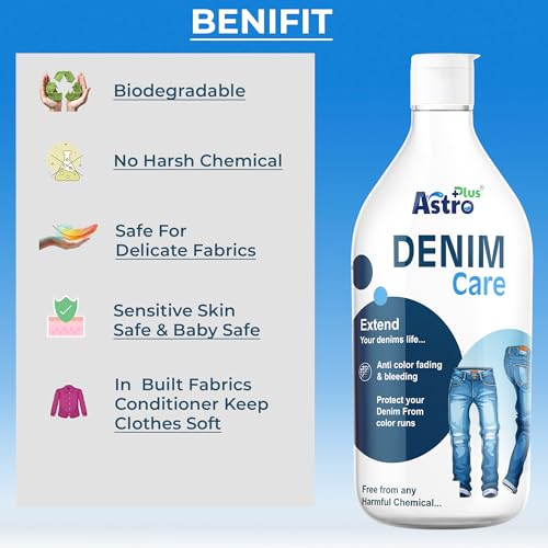 Image of Astro Plus+ No 1 Special Denim Care Liquid Wash- 500 ml I Ultimate Solution For Washing All Your Denim and Jeans-Jacket