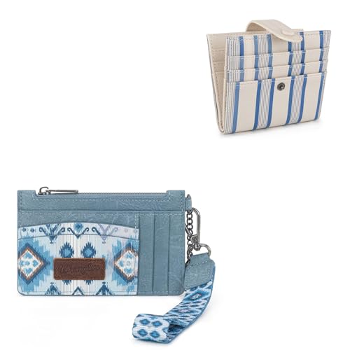 Montana West Wrangler Credit Card Wallet and Womens Small Wallet Sets