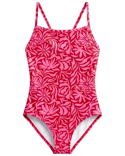 Image of weVSwe Baby Girl Swimsuit One Piece Swimsuit Cute Toddler Girls Sleeveless Bikini Kids 2-10 Years
