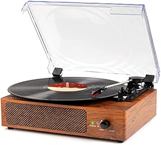 Record Player Turntable Vinyl Record Player with Speakers Turntables for Vinyl Records 3 Speed Belt Driven Vintage Record Player Vinyl Player Music Vinyl Turntable
