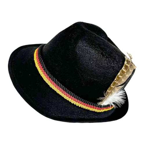 Sombrero de Oktoberfest – Sombrero no tejido | Sombrero de festival – para adultos, fiesta, carnaval, evento cultural, festival de cerveza, celebración