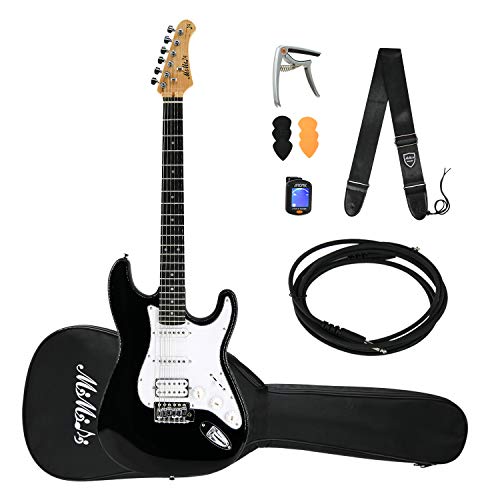 MIMIDI 41 Inch Electric Guitar Kit - Beginner Electric Guitar Full Size Electric
