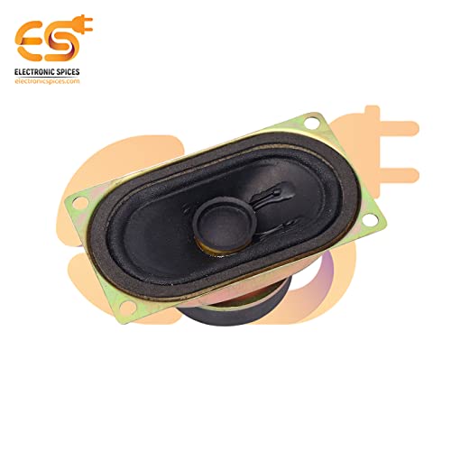 Image of Electronic Spices 70x40mm (2.8x1.6 Inch) 6W 8 Ohm Rectangle Woofer Speaker | Compact Home Audio Speaker for DIY Projects & Multimedia Systems