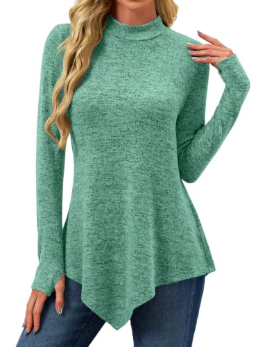 Women's Mock Turtleneck Tunic