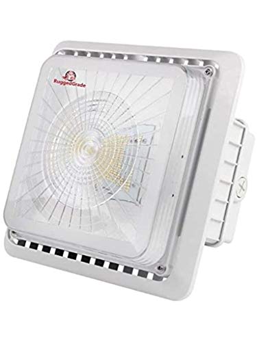 55 Watt LED Ceiling Light – 7150 Lumens – Ultra efficient LED – Canopy Light - Canopy LED Light Gas Station Lights - Parking Garage LED Lights - 5000K) - UL & DLC Premium