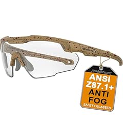 S57 Khaki Red Dots / Anti-fog Clear Lens