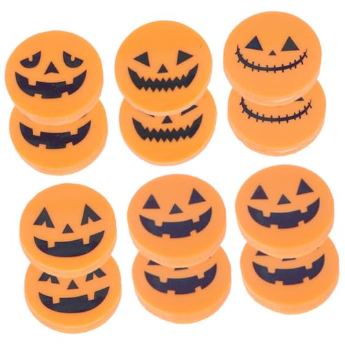 Holibanna 24個ハロウィンテーマかわいいミニ消しゴム ゴム製 軽量コンパクト