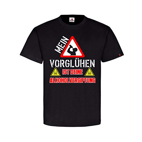 T-shirt allemand humour JGA Noir XXXL pour fêter un enterrement de vie de garçon