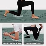 Large Yoga Mat-72’x36’x0.4’ Extra Width ＆ Thick,Comfortable,Non-Slip Exercise Mat-Works Great on All Floor for Stretching,Yoga Studio,Gym or Home Workouts - Image 2