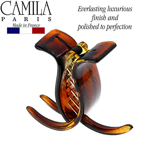 Pinza para cabello Camila Paris NV06 marrón miniatura 4