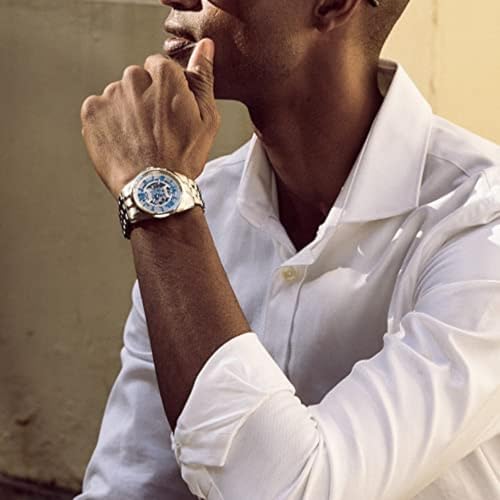 Bulova Men's Classic Sutton 3-Hand 21-Jewel Automatic Watch, 42 Hour Power Reserve, Skeleton Dial, Luminous Hands, 100M Water Resistant, 43mm — 사진 4