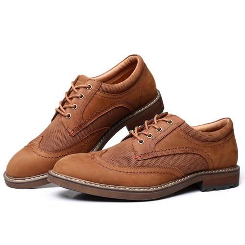 Image of Arkbird Mens Dress Shoes, Lace Up Leather Oxford