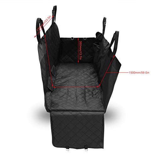 Capa de assento traseiro para carro animal de estimação, tapete universal impermeável, antiderrapant