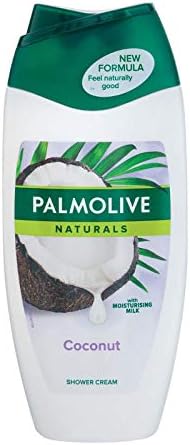 Palmolive Naturals Coconut & Milk Shower Gel 6 x 250 ml - Cream Shower with Moisturising Milk and Coconut Fragrance