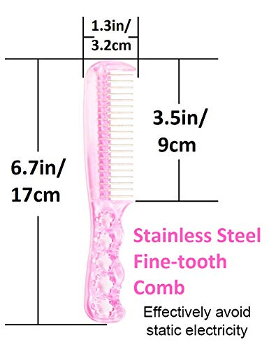 Hair Extensions Pack Of 16 Pieces 1 Steel Comb For Free Clip In Hair Extensions Highlights Straight Long Hairpiece Hair Accessories For Girls Women Kids Doll Hair Pieces Colored Wigs Pieces 22 Inches #TOP6