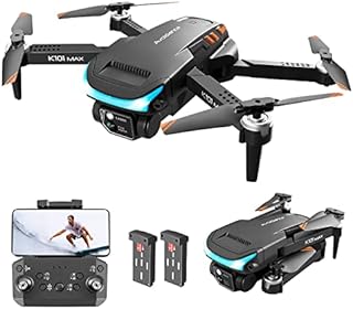 Drone with Camera for Adults 1080P HD FPV Camera, Drone for Beginners with Altitude Hold, One Key Landing, Obstacle Avoidance, Speed Adjustment, Headless Mode, 3D Flips, 2 Modular Batteries