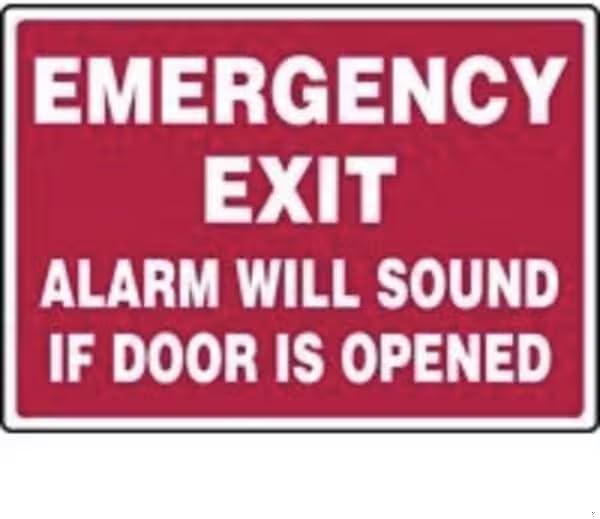 Exit Sign, Accu-Shield, 14 in W, 10 in H, Mfr: MFDR04XP-A