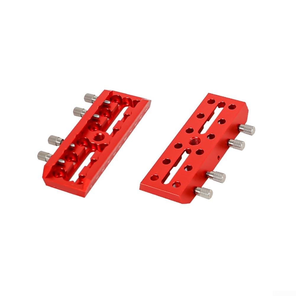 Plaque à queue d'aronde, fente de guidage 2 en 1 en alliage d'aluminium pour pinces Vixen, support de montage rouge 120-445 mm (120 mm)