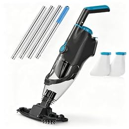 YOUHOU 2026 Cordless Handheld Pool Vacuum for Above Ground, Inground Pools