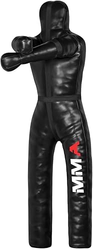Miniatura 7 de Maniquí de grappling para adultos BJJ Judo Wrestling posición de pie Brazilian JIU Jitsu MMA Sparring Self Defense Training Vinyl Dummy - Sin relleno