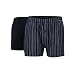 Produktbild Götzburg Herren Boxershort, Unterhose, Shorts - Unterwäsche - Baumwolle, Single Jersey, Navy, gestreift mit Eingriff, 2er Pack 6