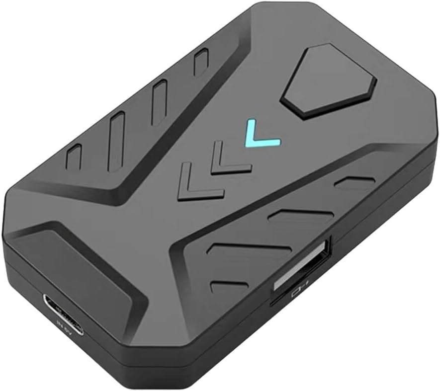 Gatuida 2pcs Smart Phone Keyboard and Mouse Adapter Gaming Mouse Converter for Mobile Devices Compatible Phones Easy USB Connection Design for Enhanced