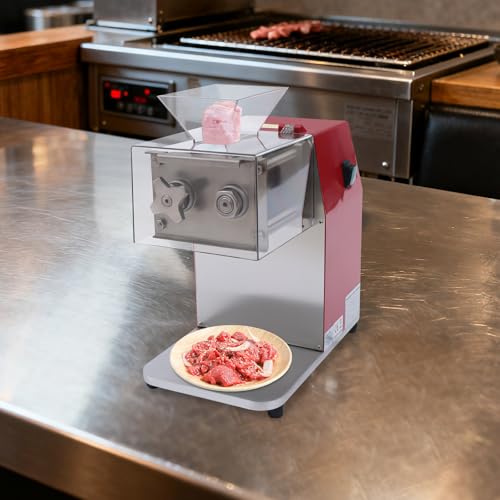 Máquina Eléctrica Cortadora de Carne 1100W Acero Inox miniatura 2