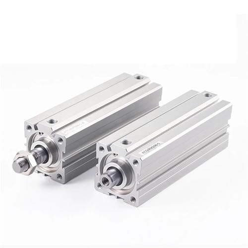 Vérin pneumatique ACQ32 compact à filetage mâle pour guidage machine - 2