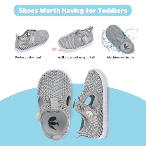 Image of FEETCITY Boys Girls Water Shoes Kids Aqua Socks Quick Dry Barefoot for Beach Swimming Pool