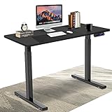 WACKELT NICHT – Das leistungsstarke Synchron-Doppelmotorsystem lässt ihn mit einer Geschwindigkeit von 35mm pro Sekunde anheben/absenken. 4 Speichertasten mit voreingestellten Optionen zum Speichern von 4 Höhen, die Ihnen gefallen.