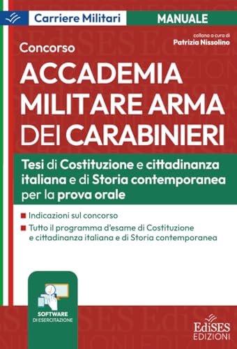 Concorso Accademia Carabinieri - Tesi di Costituzione e cittadinanza italiana e di Storia contemporanea per la prova orale