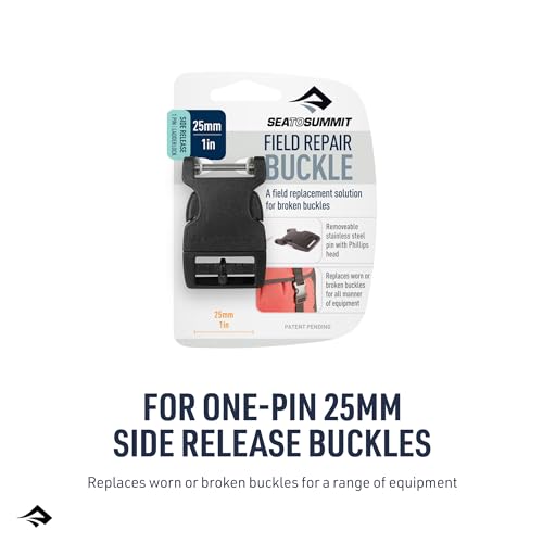 Image of Sea to Summit Field Repair Buckle - Side Release, 1 Pin, 3-pack, 25mm / 1in