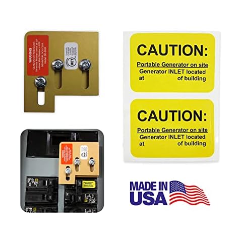 GenInterlock SD-200A Square D Electrical Panels Interlock Kit for Safe Outdoor Portable Power Use During Outage, 150 and 200 Amp Cover