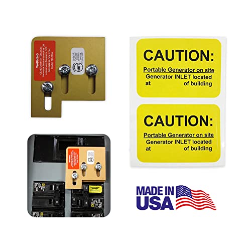 GenInterlock SD-200A Square D Electrical Panels Interlock Kit for Safe Outdoor Portable Power Use During Outage, 150 and 200 Amp