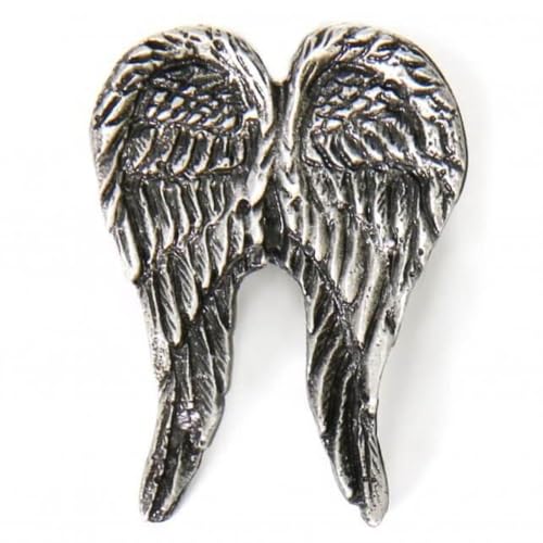 Hot Leathers PNA1196 Wings Pewter Biker Pin