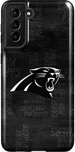 Skinit Pro Phone Case Compatible with Galaxy S21 FE - Officially Licensed NFL Carolina Panthers Large Logo Design