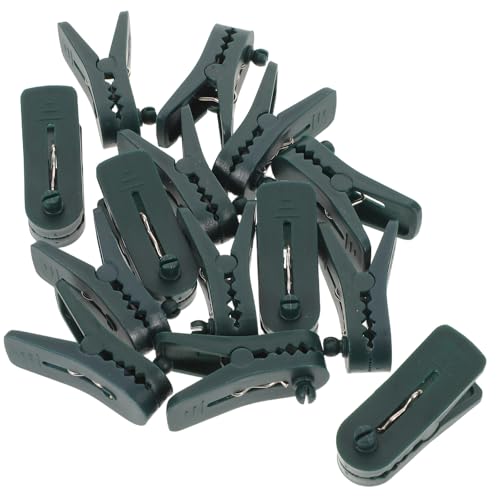 JECOMPRIS 30 Clips de Plástico para Portavelas con Fijación en Árbol de Navidad, Soportes para Velas LED, Velitas Cónicas, Ideales para Fiestas, Bodas y Cumpleaños