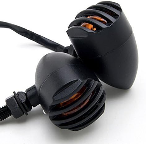 Motorcycle Turn Signals Light Aeroway 2pcs Black Heavy Duty Motorcycle Turn Signals Bulb Indicators Blinkers Lights