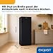 Exquisit Kühlschrank ohne Gefrierfach, Großer Kühlschrank, 5 Ablagen, 242 Liter, Vollraumkühlschrank 143 cm hoch, KS5320-V-H-040E schwarz