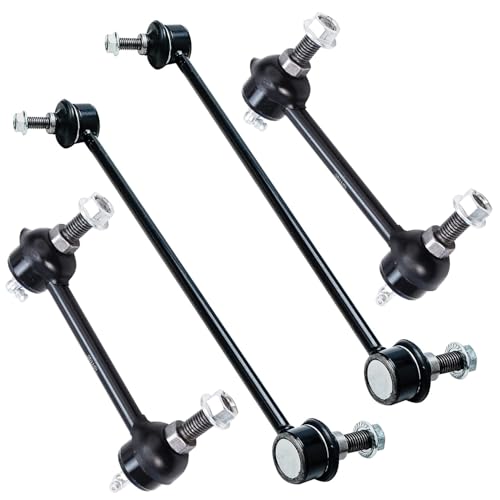 Image of Detroit Axle - Front End 10pc Suspension Kit for 2001-2007 Volvo S60 V70, 2 Lower Control Arms, 2 Lower Ball Joints, 2 Outer Tie Rods, 4 Front Rear Sway Bars, 2002 2003 2004 2005 2006 Replacement