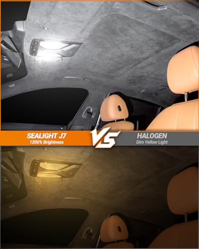 SEALIGHT 194 LED Bombilla para Luz de Matrícula 6000K Blanco miniatura 5