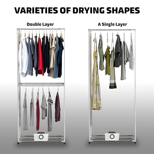 Electric Clothes Dryer 15kg Indoor Wet Laundry Warm Air Drying PowerDri (Lucent White) - Image 7