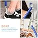 IWOWHERO 2pcs Dressing Aid Sticks with Smooth Shoehorn Surface for Elderly Disabled Pregnant Women Lightweight Portable One Shoe and Sock Helper for Independent Dressing