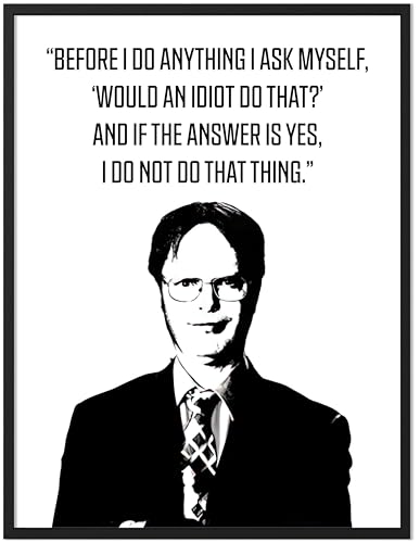 Orange Grove Dwight Schrute Office Wall Art (12x16)